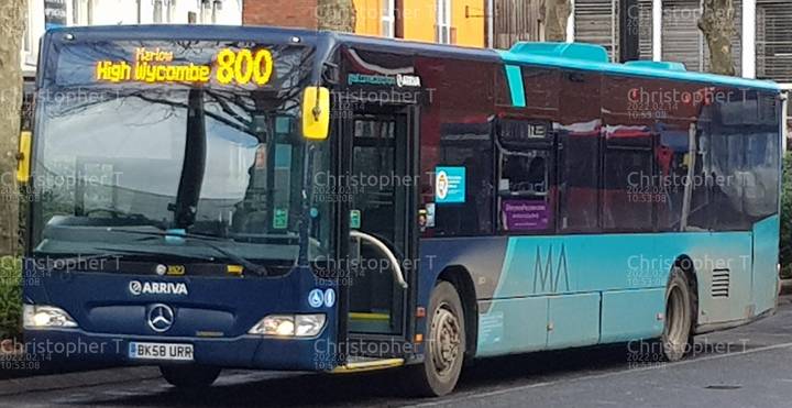 Image of Arriva Beds and Bucks vehicle 3923. Taken by Christopher T at 10.53.08 on 2022.02.14